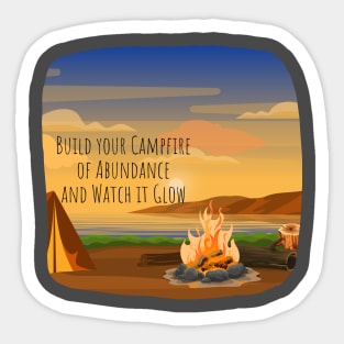 Campfire of Abundance Sticker